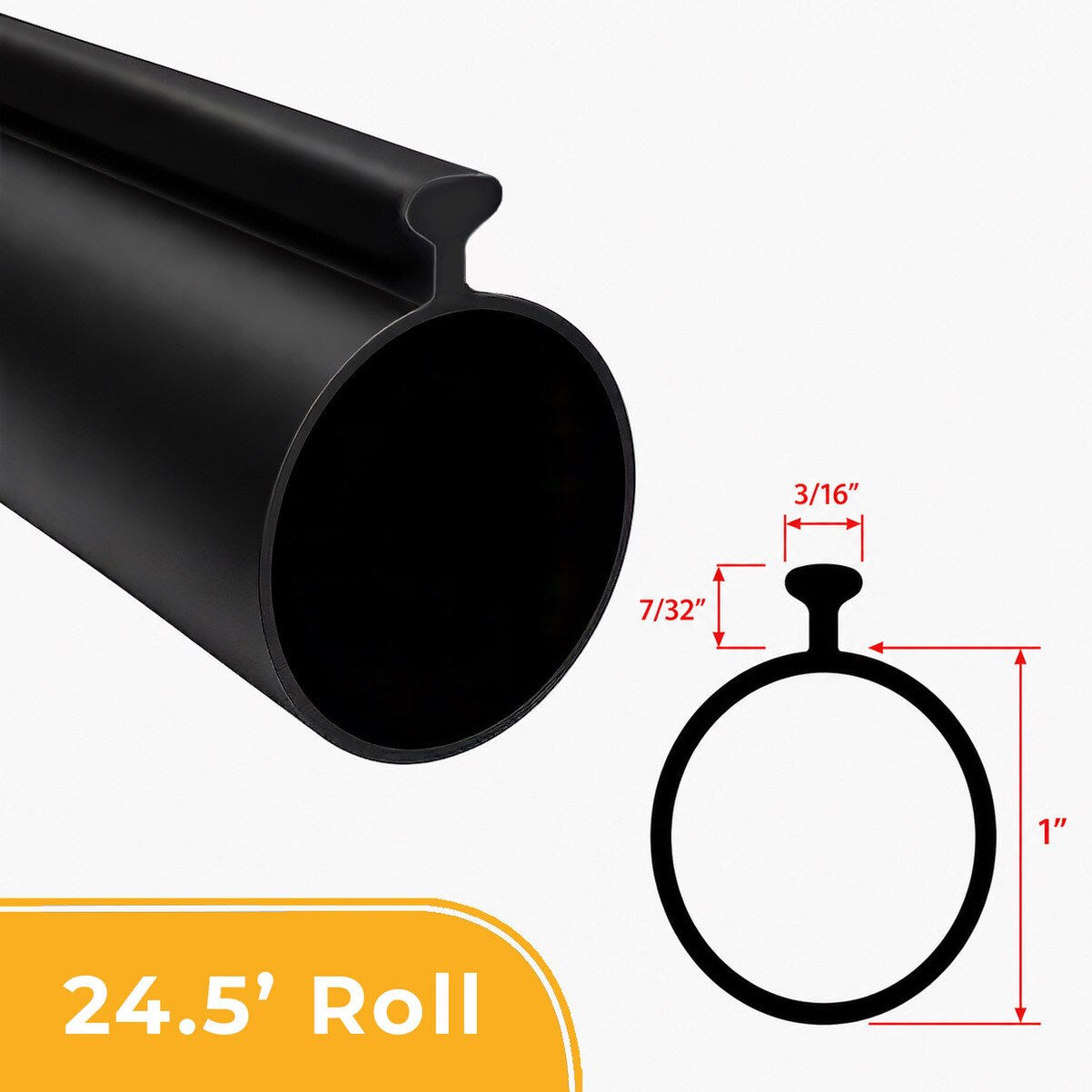 24.5 linear feet bottom seal